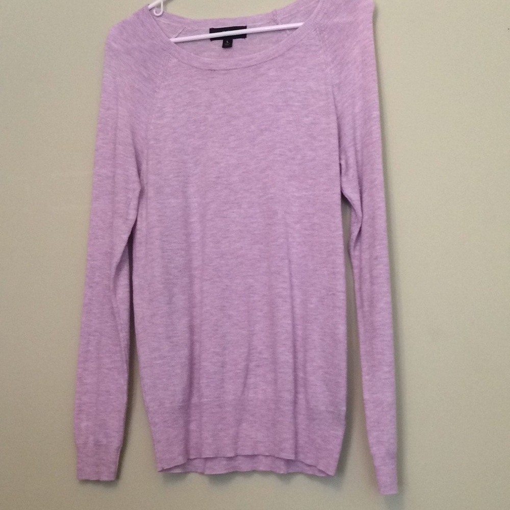 Purple heathered sweater